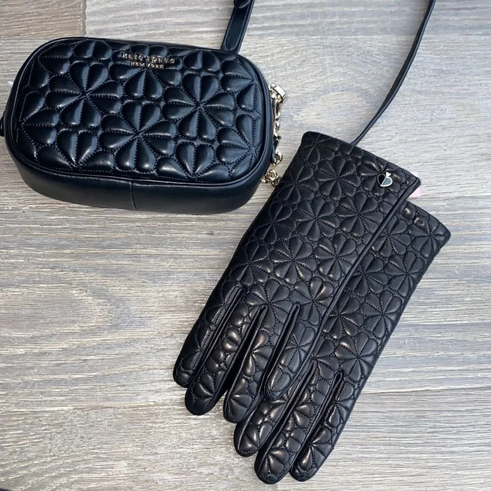 Kate Spade leather gloves